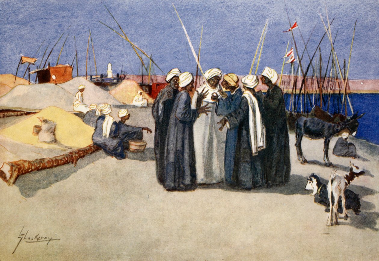 Światło boczne z „Jasnej strony Egiptu”, 1908 autorstwa Lance Thackeray