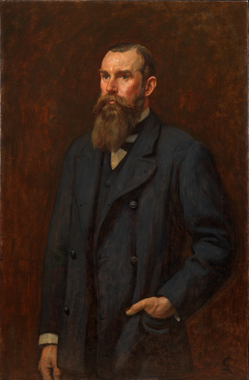 Joseph Sim Earle, c.1884 (olej na płótnie) autorstwa Lance Calkin