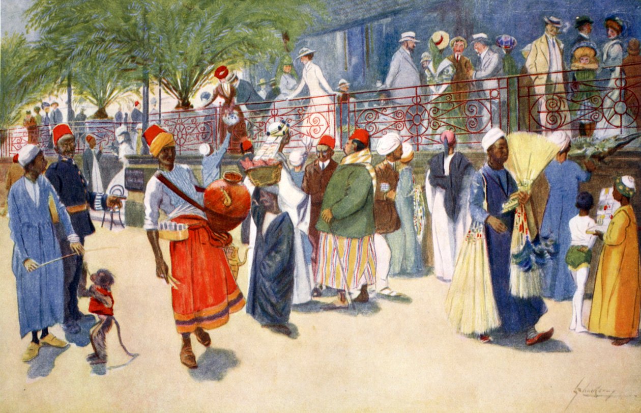 „Cairo z Kairu, czyli Stado Pasterza”, 1908. autorstwa Lance Thackeray