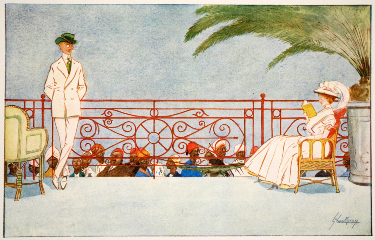 Romeo i Julia-Balkon scena w Shepheard