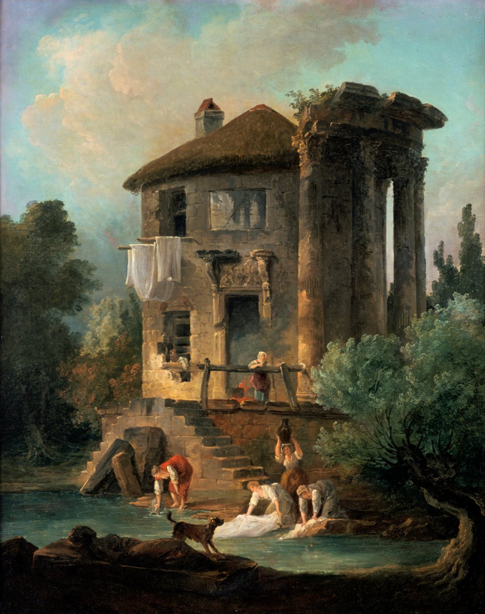 Świątynia Westy w Tivoli, Rzym, 1831 autorstwa Lancelot Théodore Turpin de Crissé de Crissé