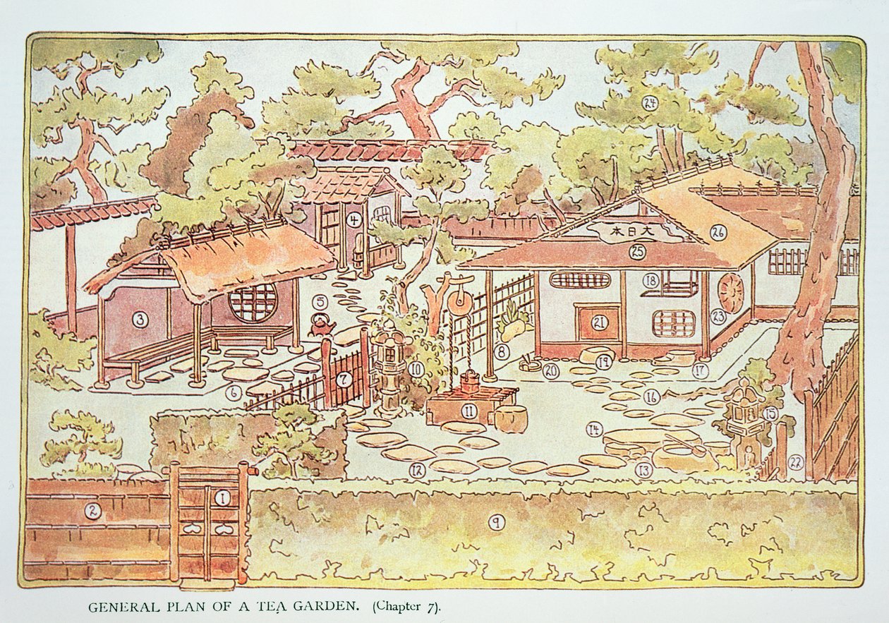 Ogrody Yuan Ming Yuan, Pekin, 1783-86 autorstwa Lang Shining