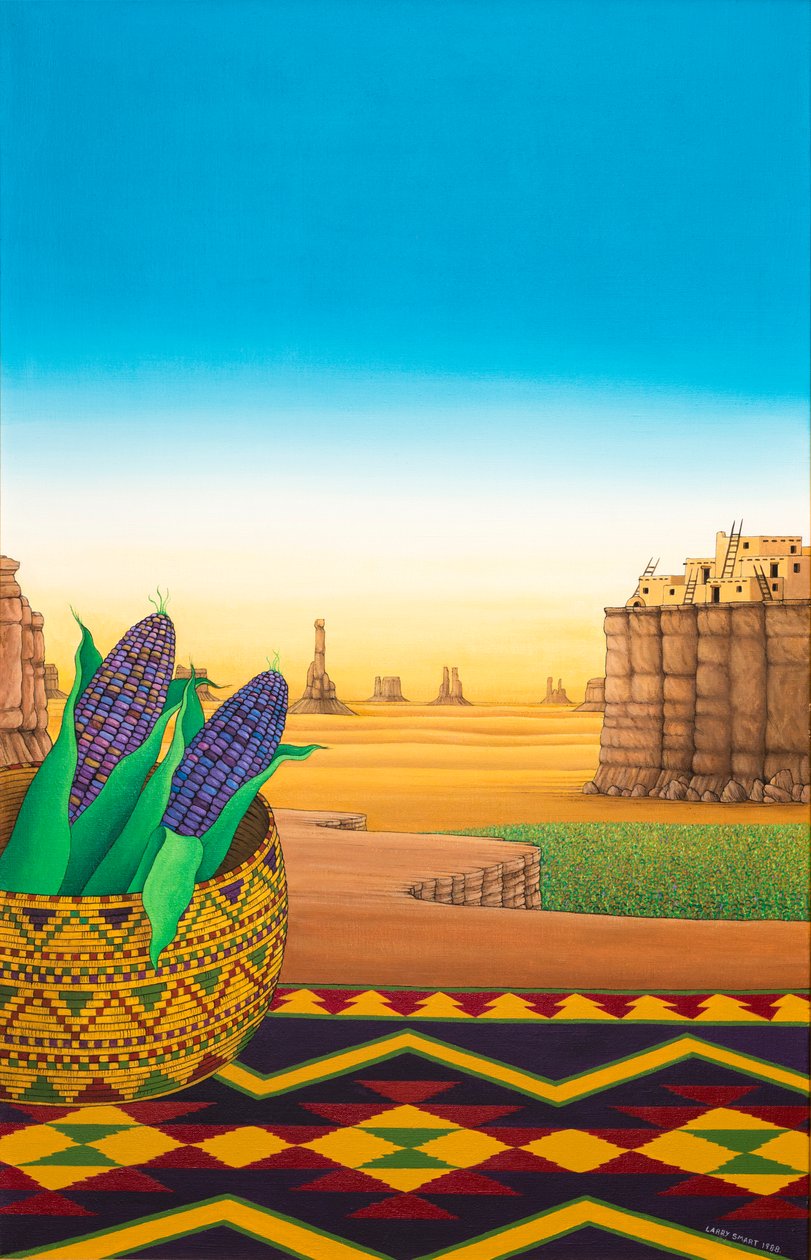 Hopi Blue Corn, 1998 autorstwa Larry Smart