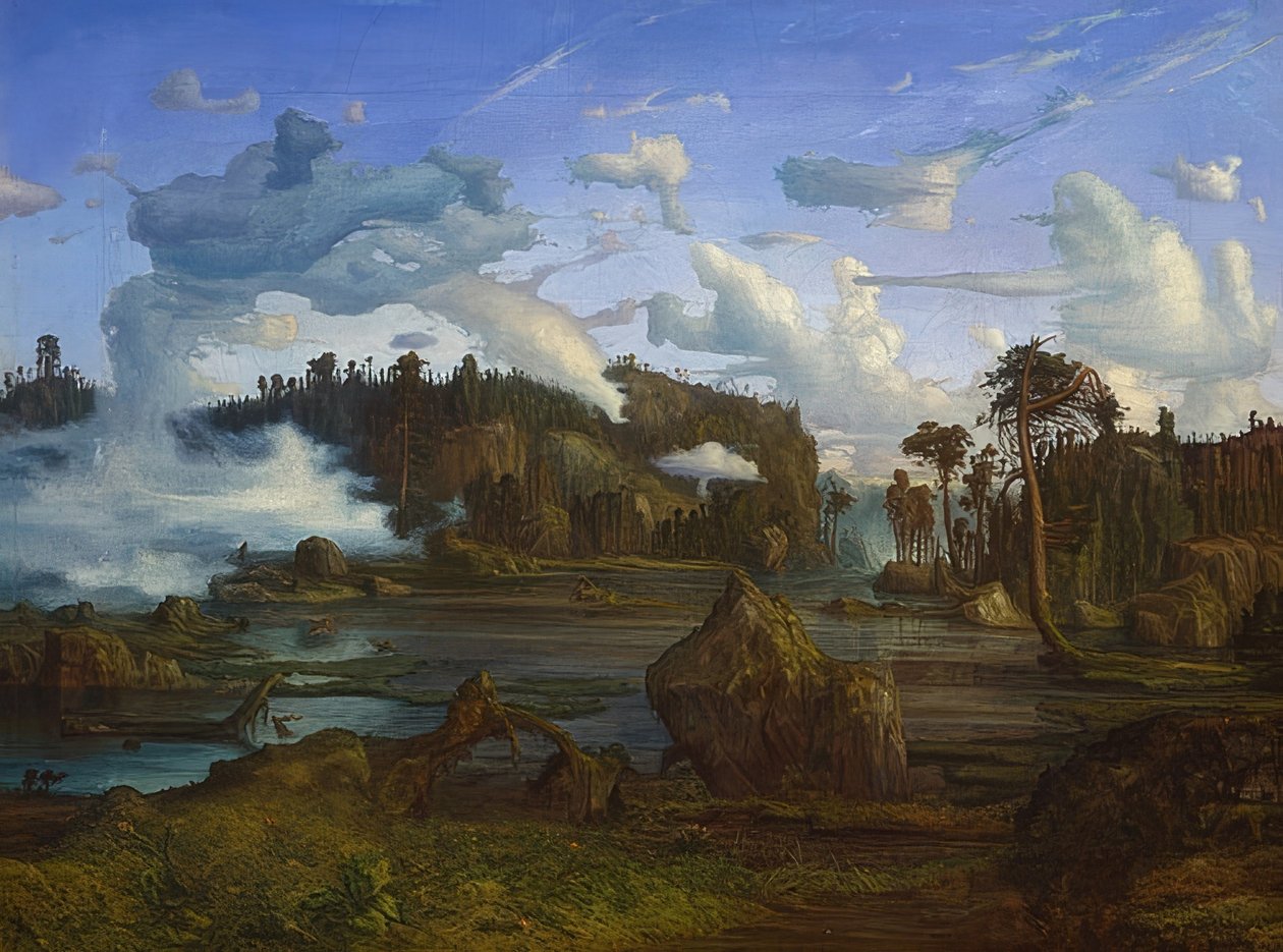 Zrób dziesięć. 1865 autorstwa Lars Hertervig