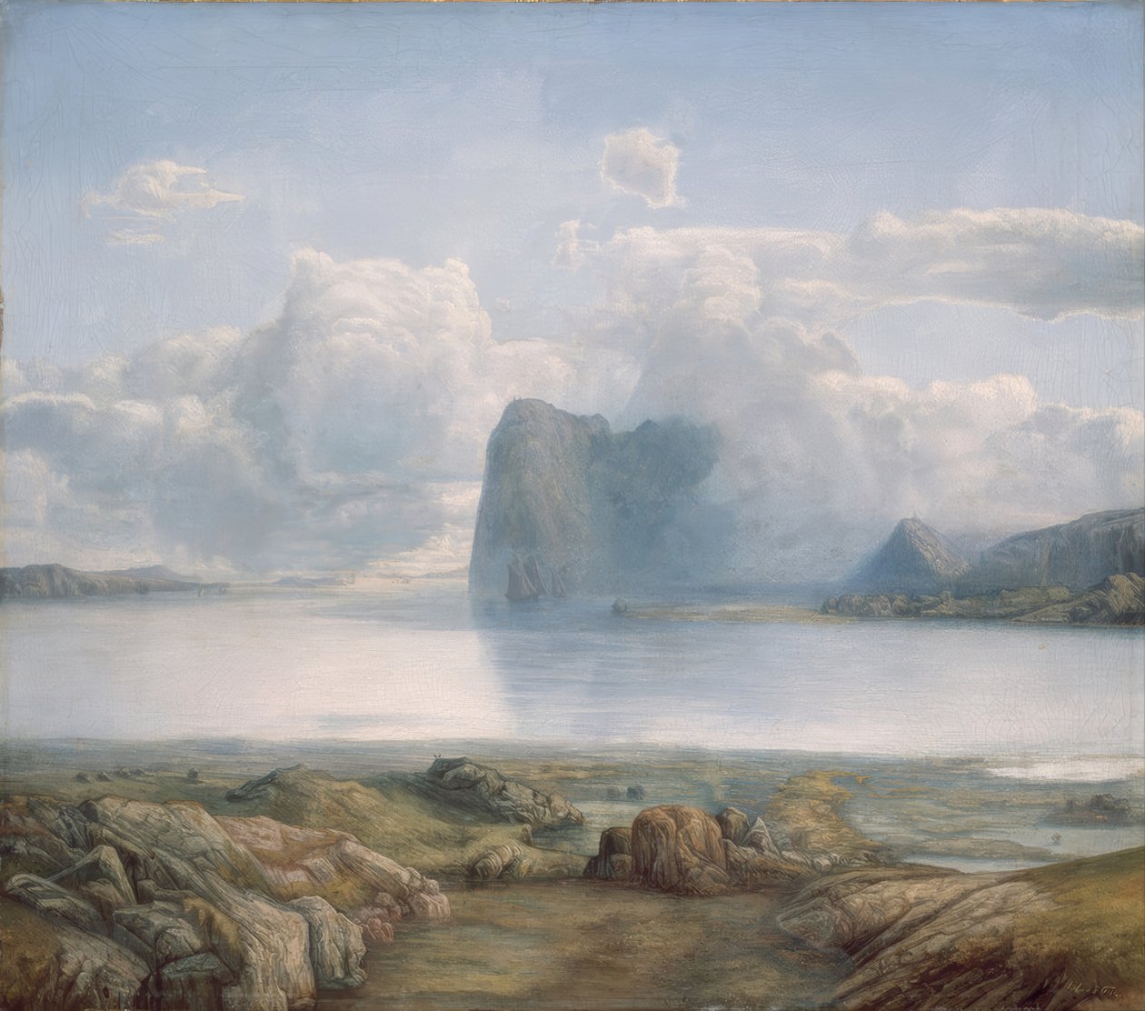 Wyspa Borgoya autorstwa Lars Hertervig