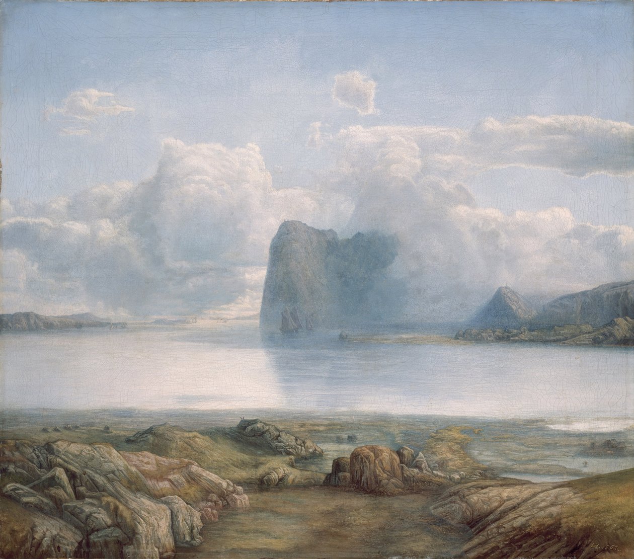 Wyspa Borgoy autorstwa Lars Hertervig