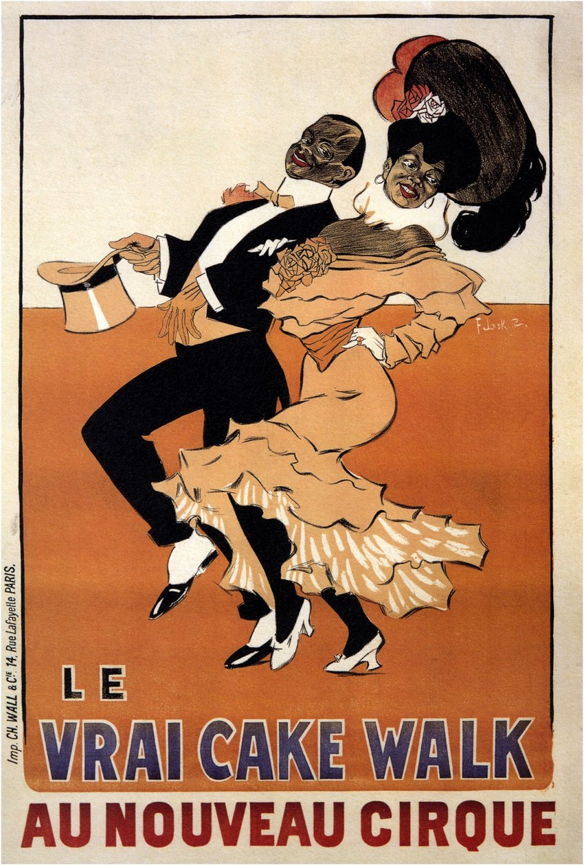 Spacer po prawdziwym ciastku w nowym cyrku, ok. 1901-1902 autorstwa Laskowski