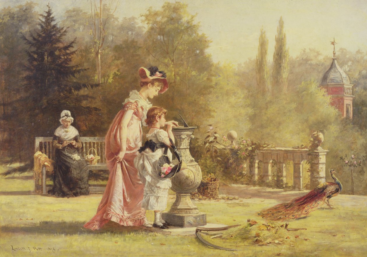 Życie jest jak zegar słoneczny, 1878 autorstwa Laslett John Pott