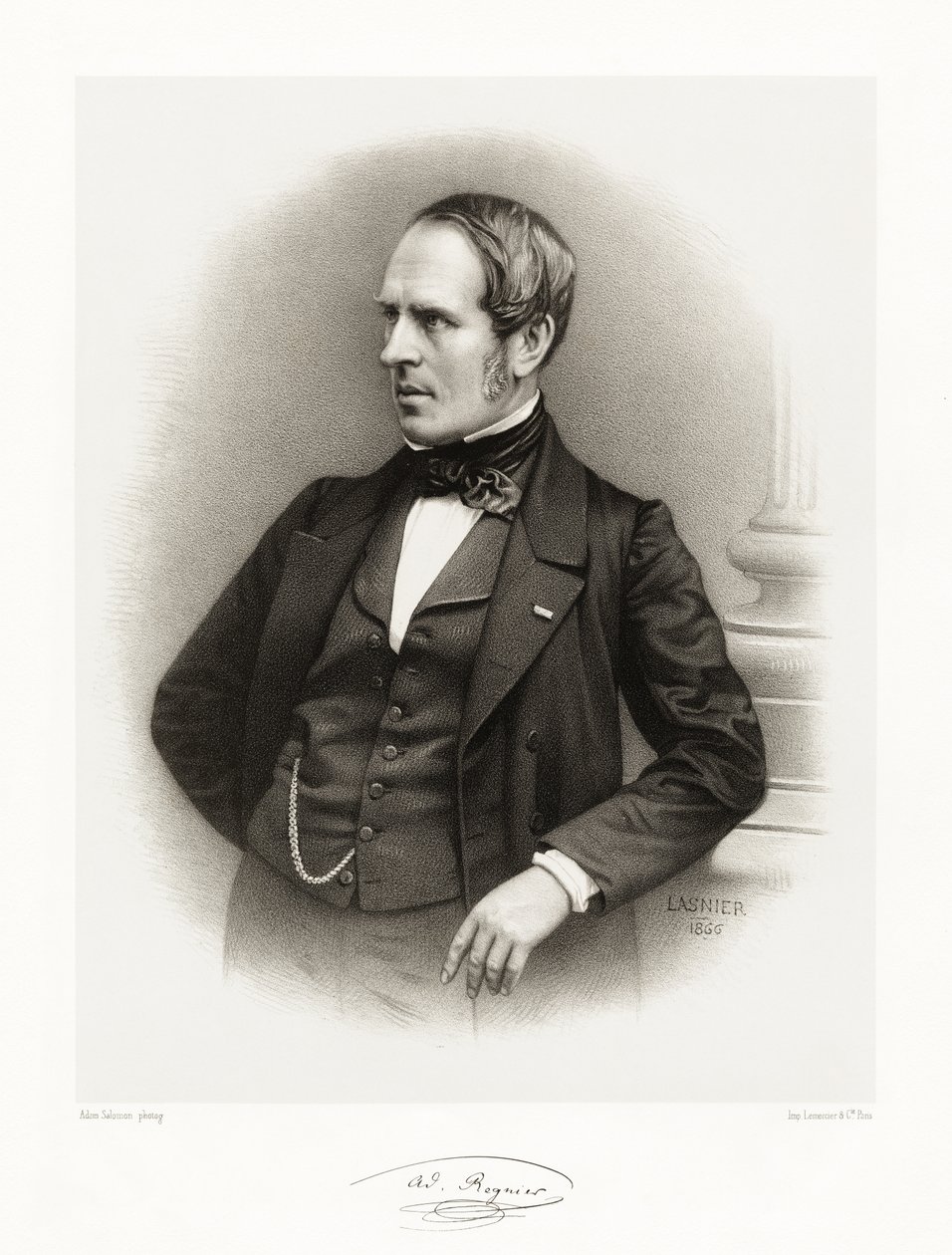 Jacques Auguste Adolphe Regnier autorstwa Lasnier