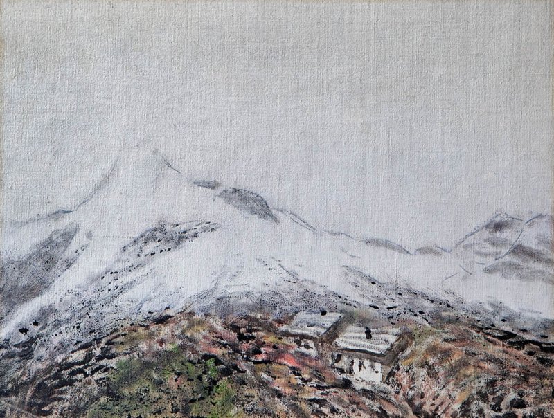 A Teli Tatranangielski: Tatra in winter autorstwa Laszlo Mednyanszky