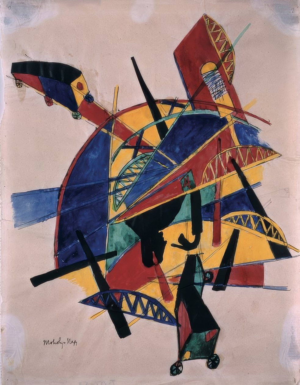 mosty autorstwa Laszlo Moholy Nagy
