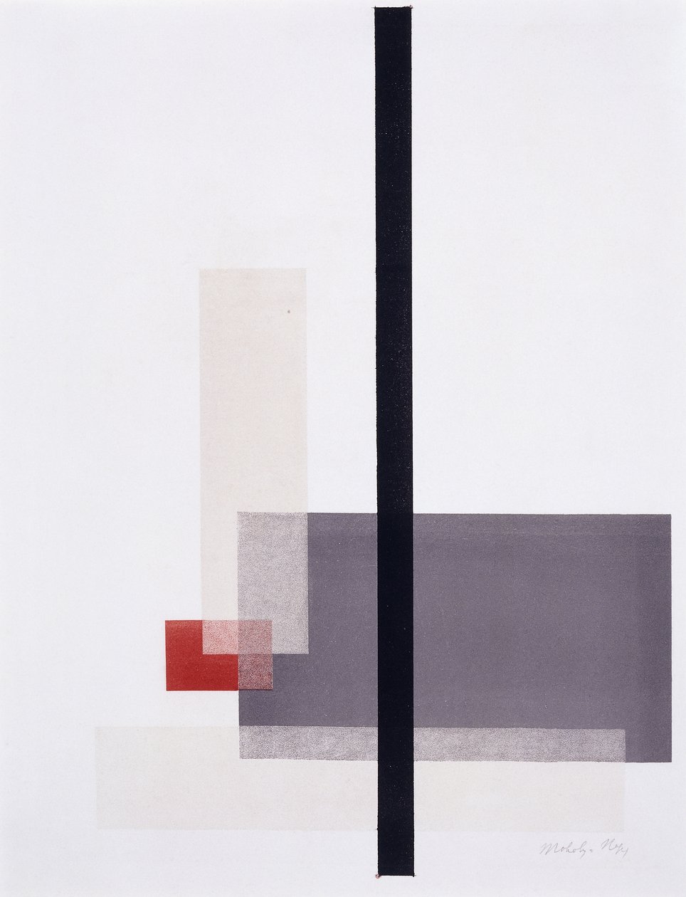 Budowa, 1923 autorstwa Laszlo Moholy Nagy