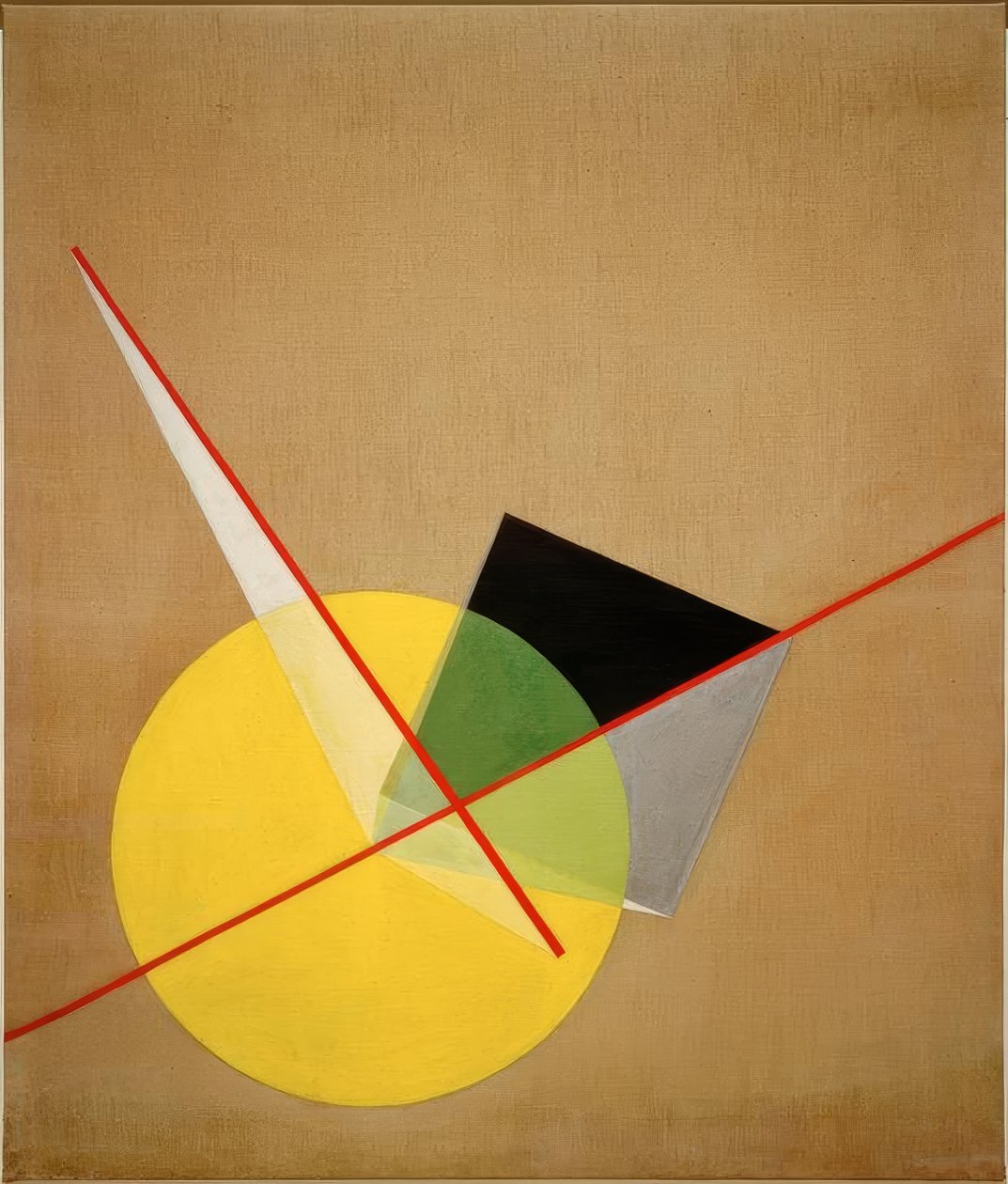 Żółte kółko autorstwa Laszlo Moholy Nagy