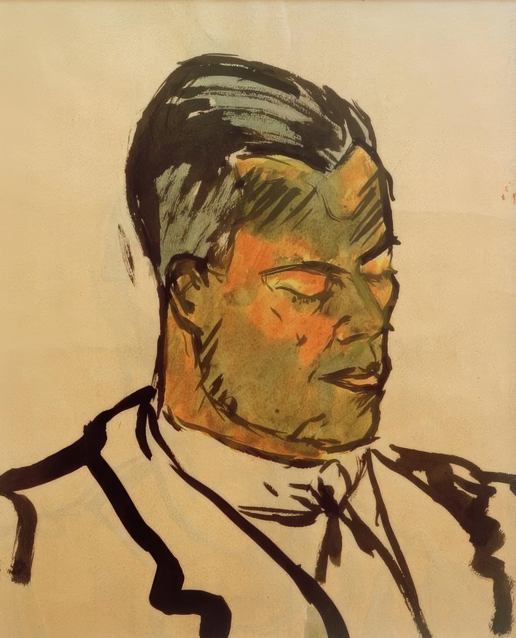 Bez tytułu (mój brat Jenö) autorstwa Laszlo Moholy Nagy