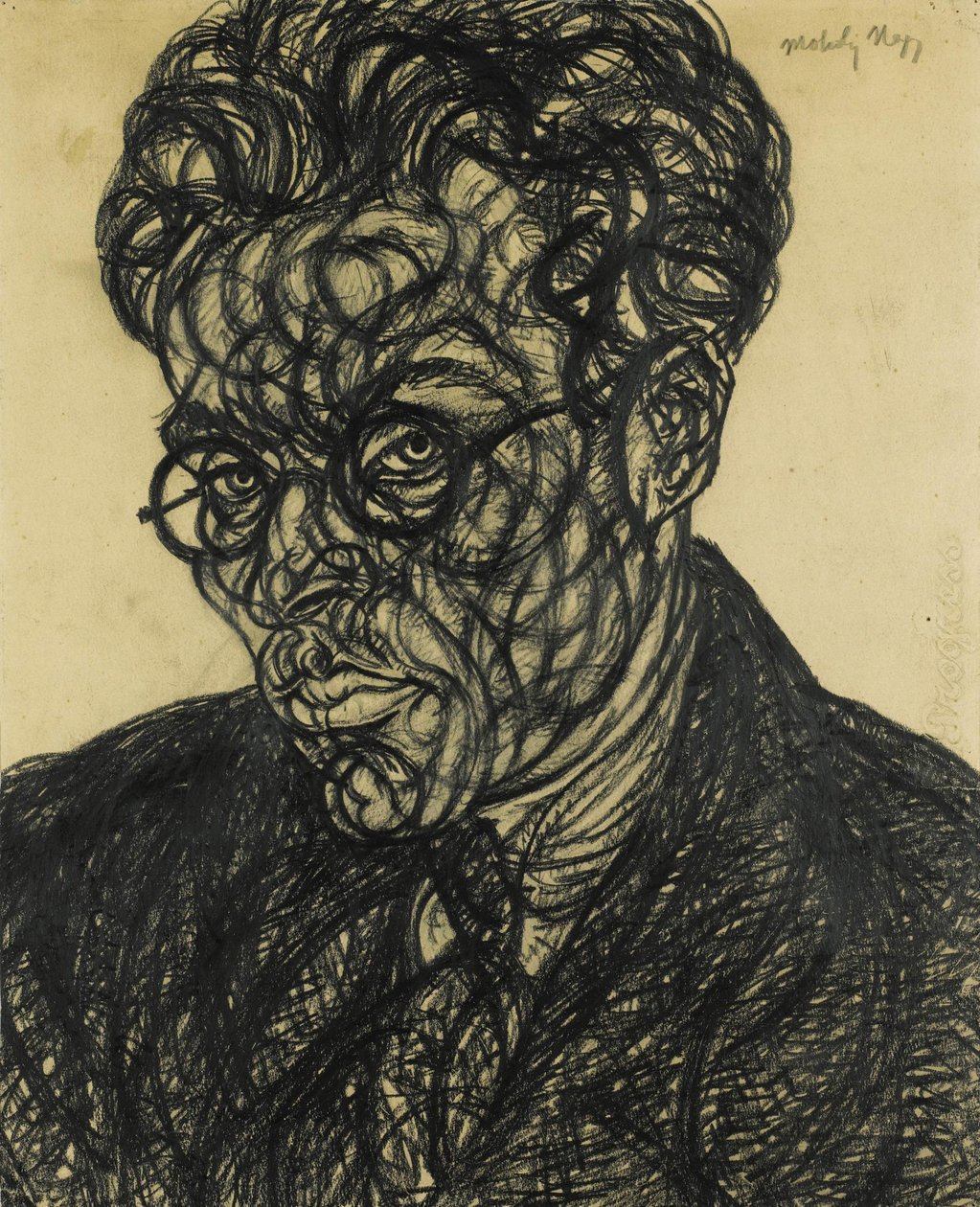 Autoportret. autorstwa Laszlo Moholy Nagy