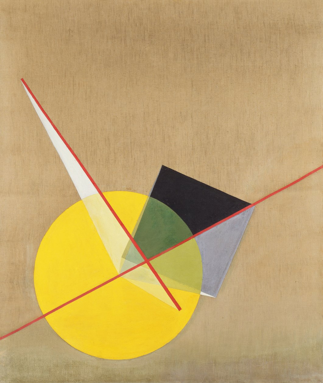 Żółte kółko autorstwa Laszlo Moholy Nagy