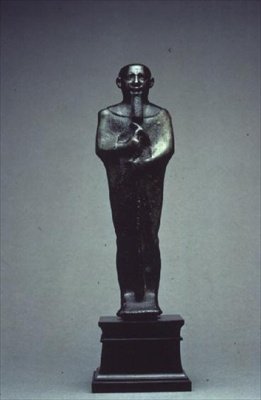 Figura boga Ptaha (brąz) autorstwa Late Period Egyptian