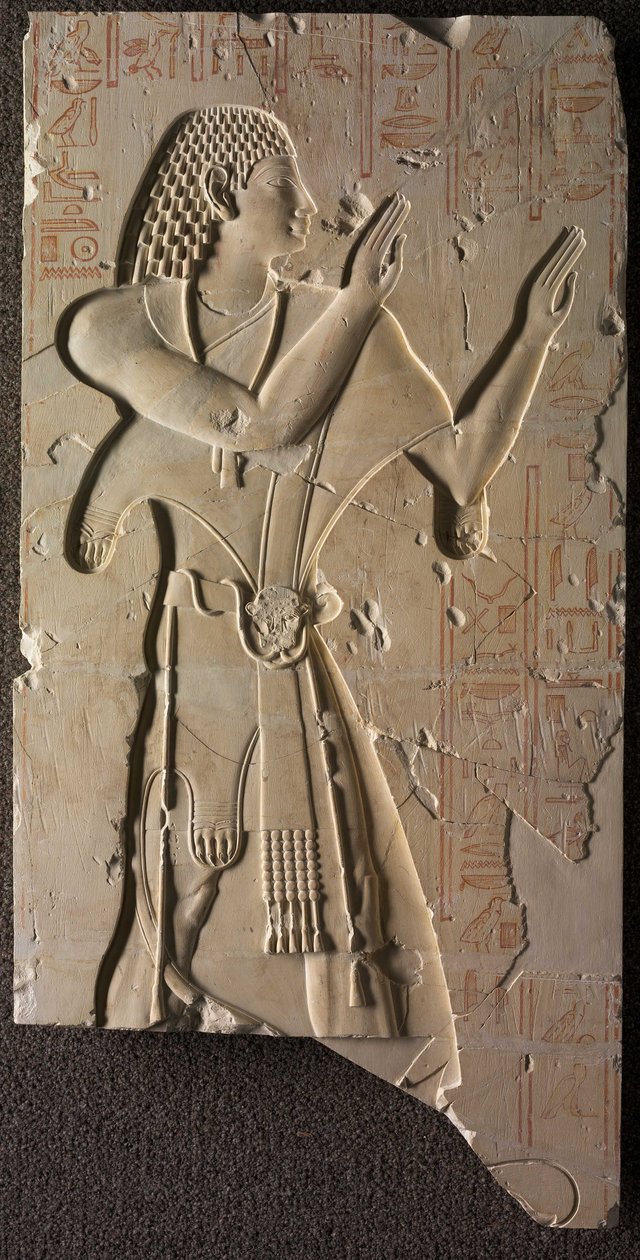 Mentuemhat w stroju kościelnym, ok. 667-647 pne autorstwa Late Period Egyptian