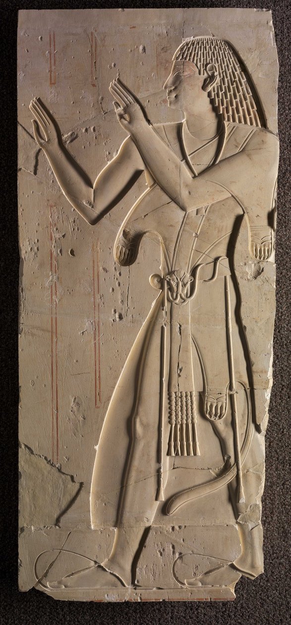 Mentuemhat w stroju kościelnym, ok. 667-647 pne autorstwa Late Period Egyptian