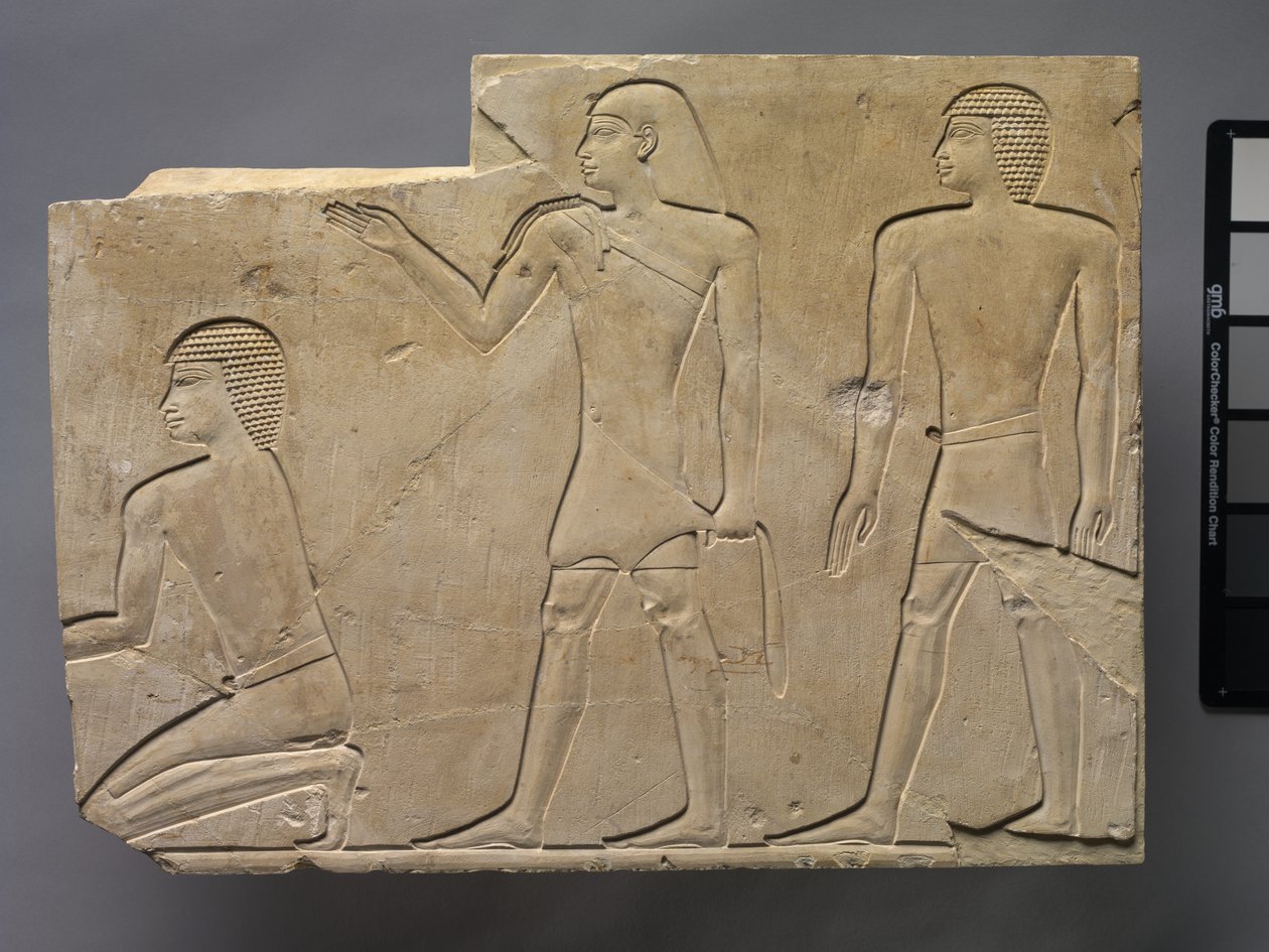 Kapłani wykonujący obrzędy pogrzebowe, ok. 667-647 pne autorstwa Late Period Egyptian