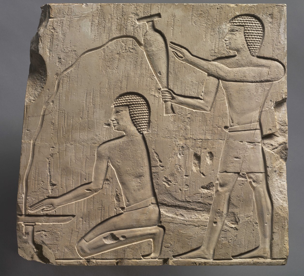 Kapłani wykonujący obrzędy pogrzebowe, ok. 667-647 pne autorstwa Late Period Egyptian