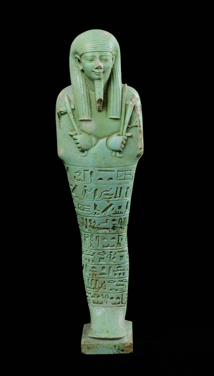 Figurka Shabti (fajans) autorstwa Late Period Egyptian