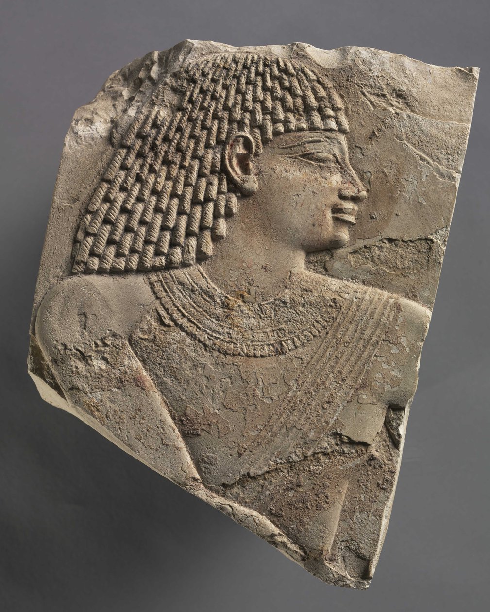 Mała głowa mężczyzny, ok. 667-647 pne autorstwa Late Period Egyptian