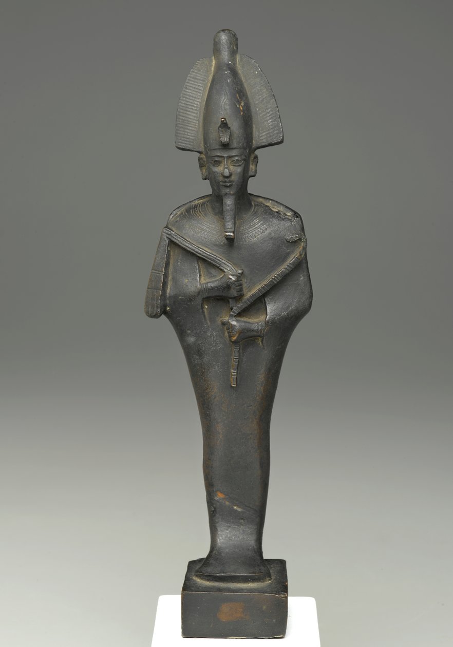 Stojąca postać mumiowata Ozyrysa, 664-332 pne (brąz) autorstwa Late Period Egyptian
