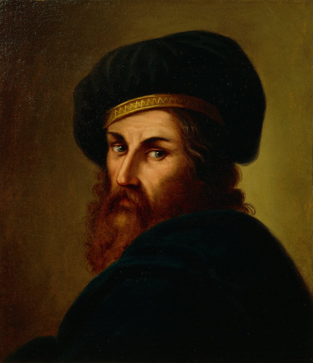 Portret malarza Ludovico Carracciego, autorstwa Lattanzio Quereny (1768-1853) autorstwa Lattanzio Querena