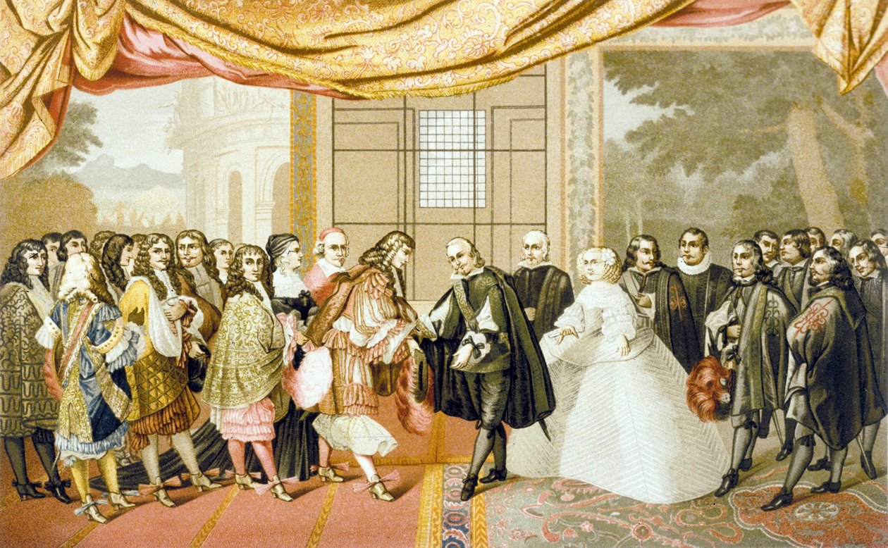 Spotkanie Ludwika XIV i Filipa IV na Isle des Faisans, 7 listopada 1659 autorstwa Laumosnier
