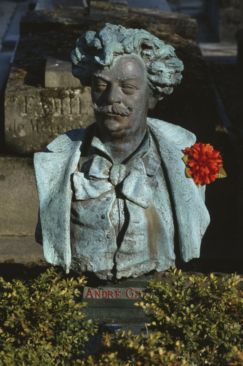 Popiersie Andre Gilla (brąz) autorstwa Laure Coutan
