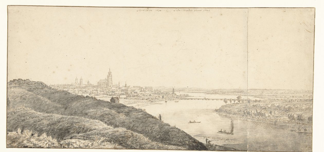 Widok na Arnhem autorstwa Laurens Vincentsz. van der Vinne
