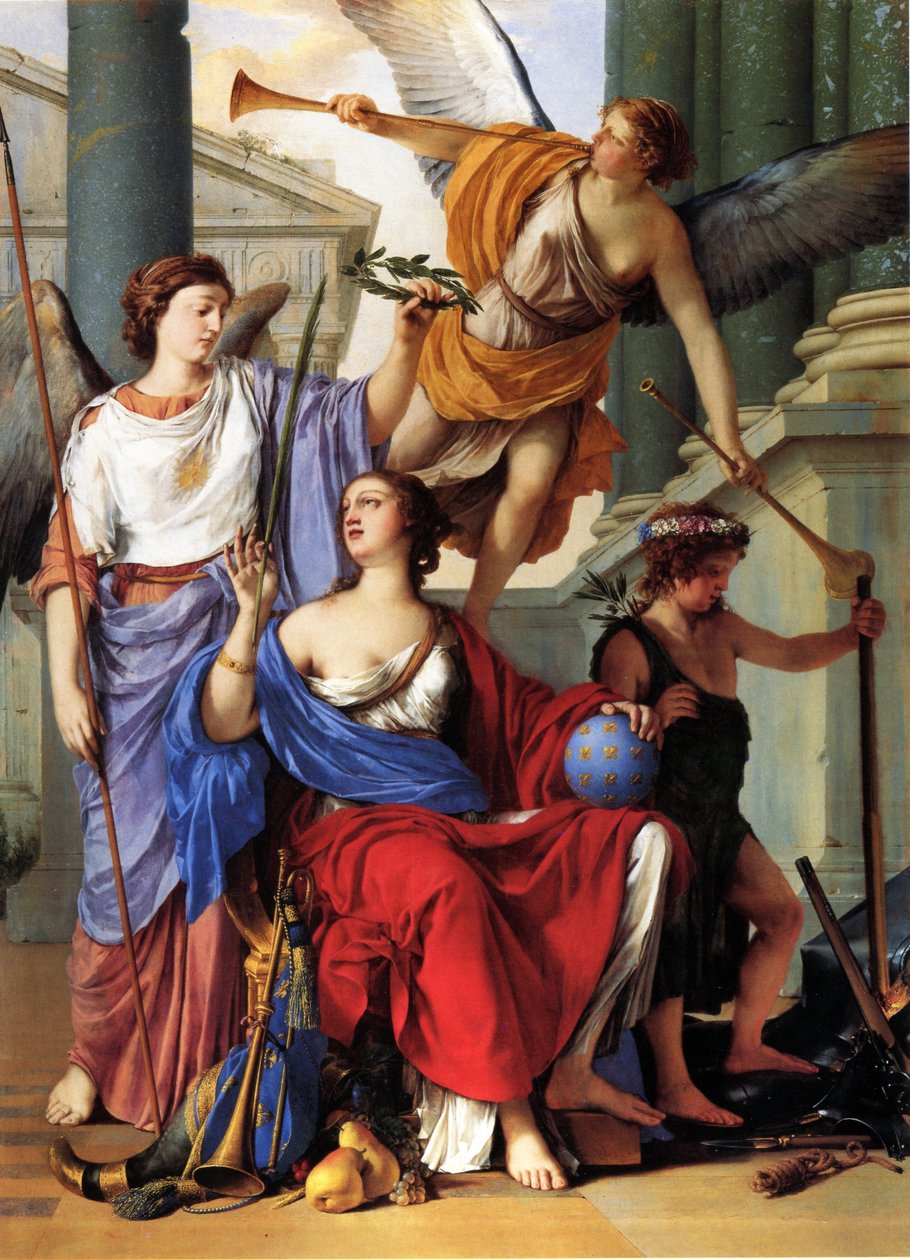 Alegoria regencji Anny Austriackiej autorstwa Laurent de la Hyre