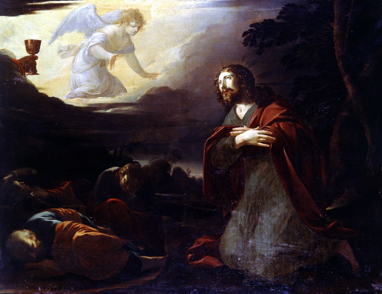 Chrystus w Ogrodzie Oliwnym - Laurent de La Hyre (lub La Hire autorstwa Laurent de La Hire or La Hyre