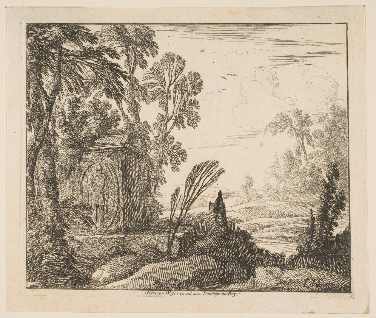 Sarkofag, 1640. autorstwa Laurent de la Hyre