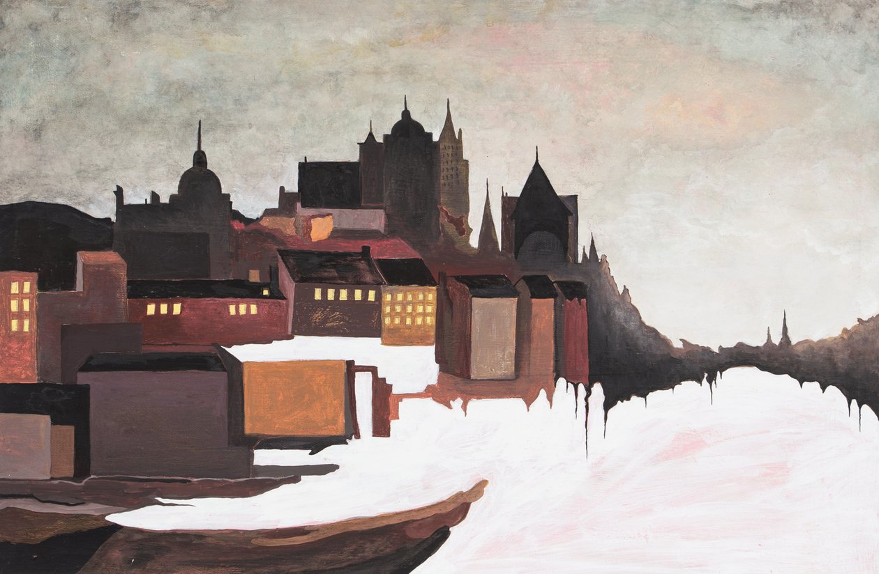 Petersburg, ok. 2021 (akryl na płótnie) autorstwa Laurie Michaels
