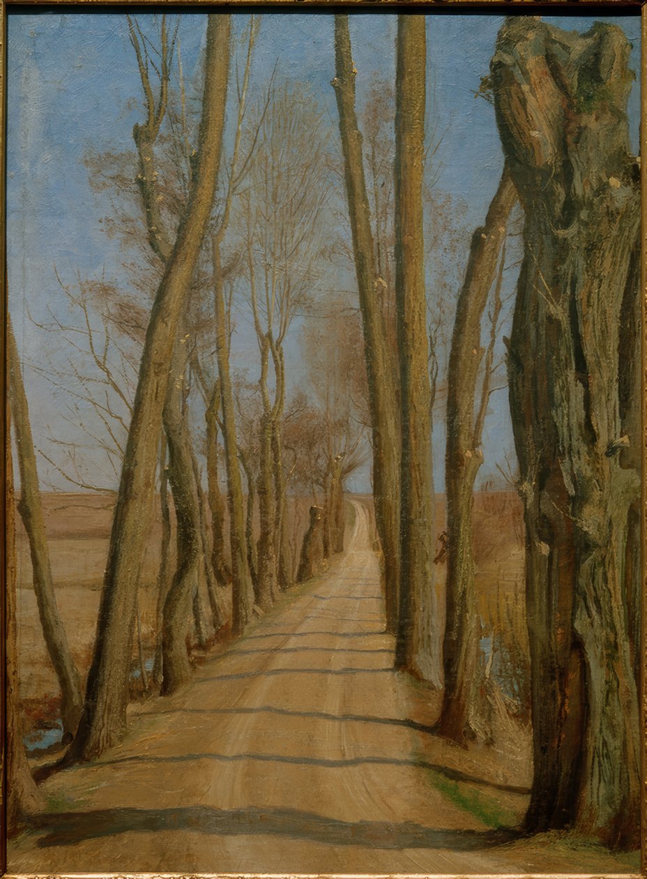 Aleja w Ydernaes. Gawno autorstwa Laurits Andersen Ring