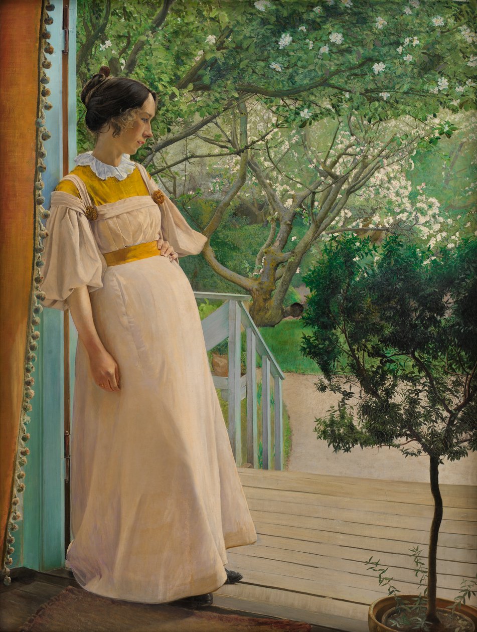 Żona artysty autorstwa Laurits Andersen Ring