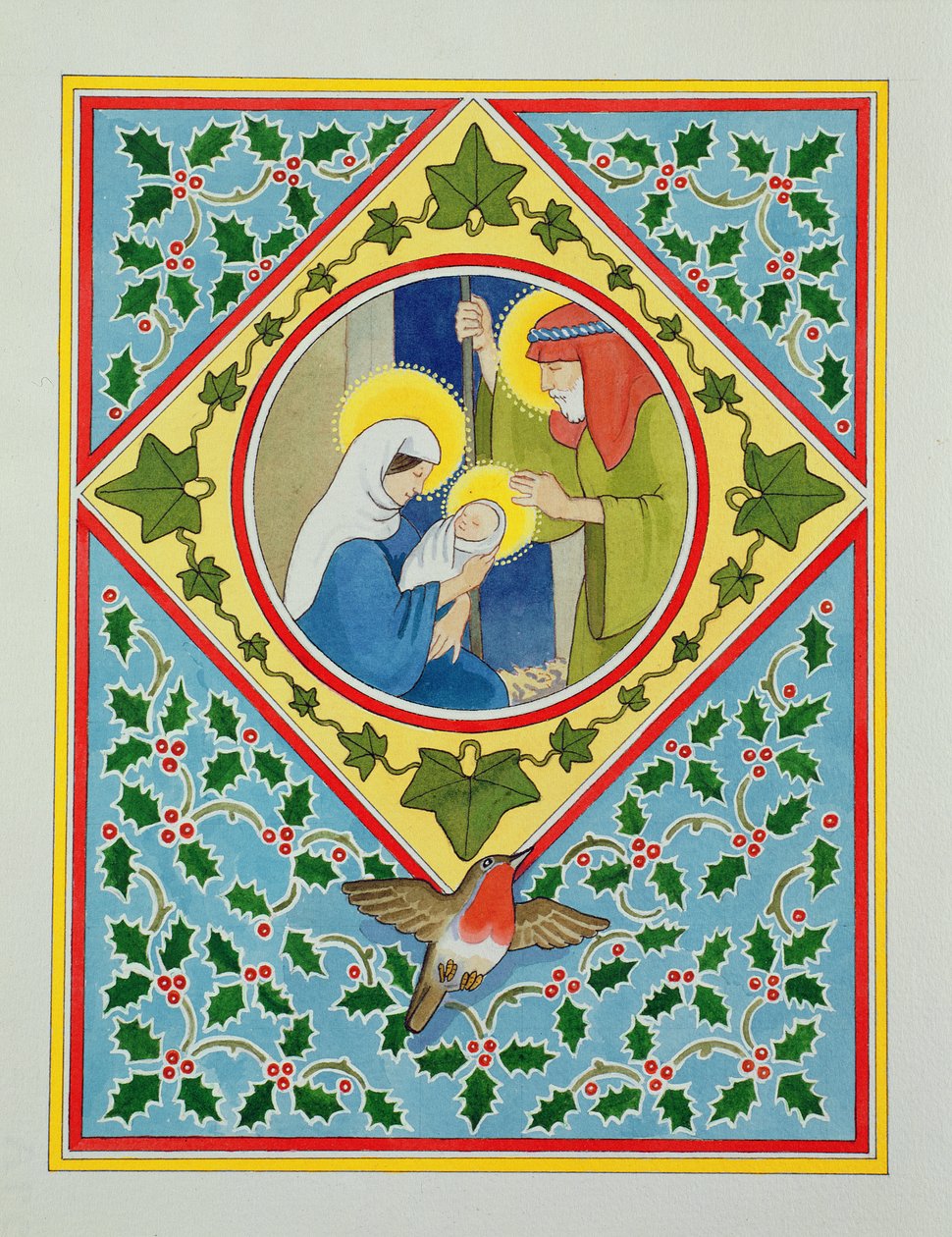Narodzenia (wc na papierze) autorstwa Lavinia Hamer