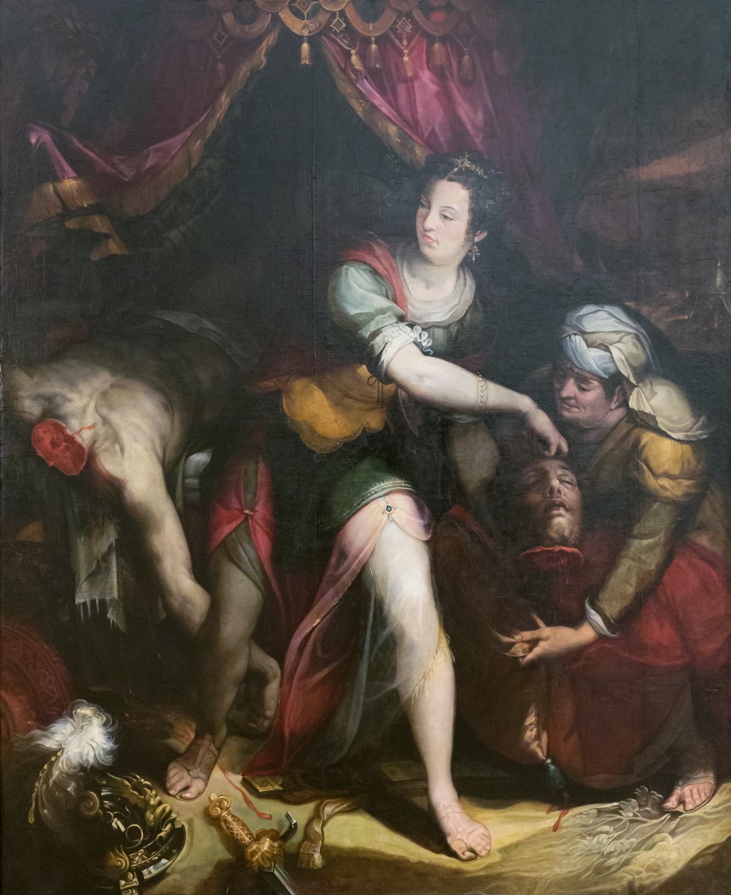 Judyta i Holofernes, Lavinia Fontana (olej na płótnie) autorstwa Lavinia Fontana
