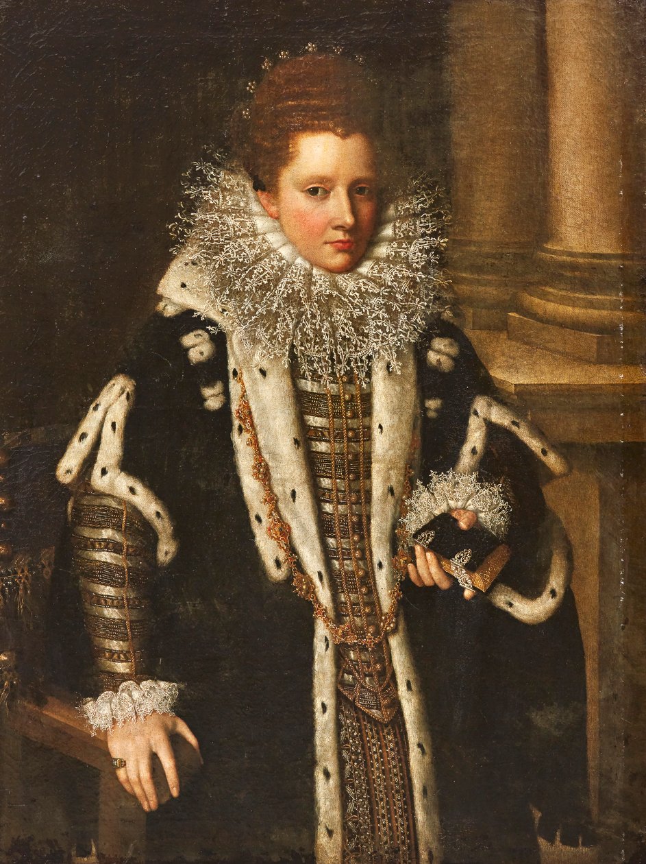 Portret Costanzy Sforzy z Santa Fiora autorstwa Lavinia Fontana