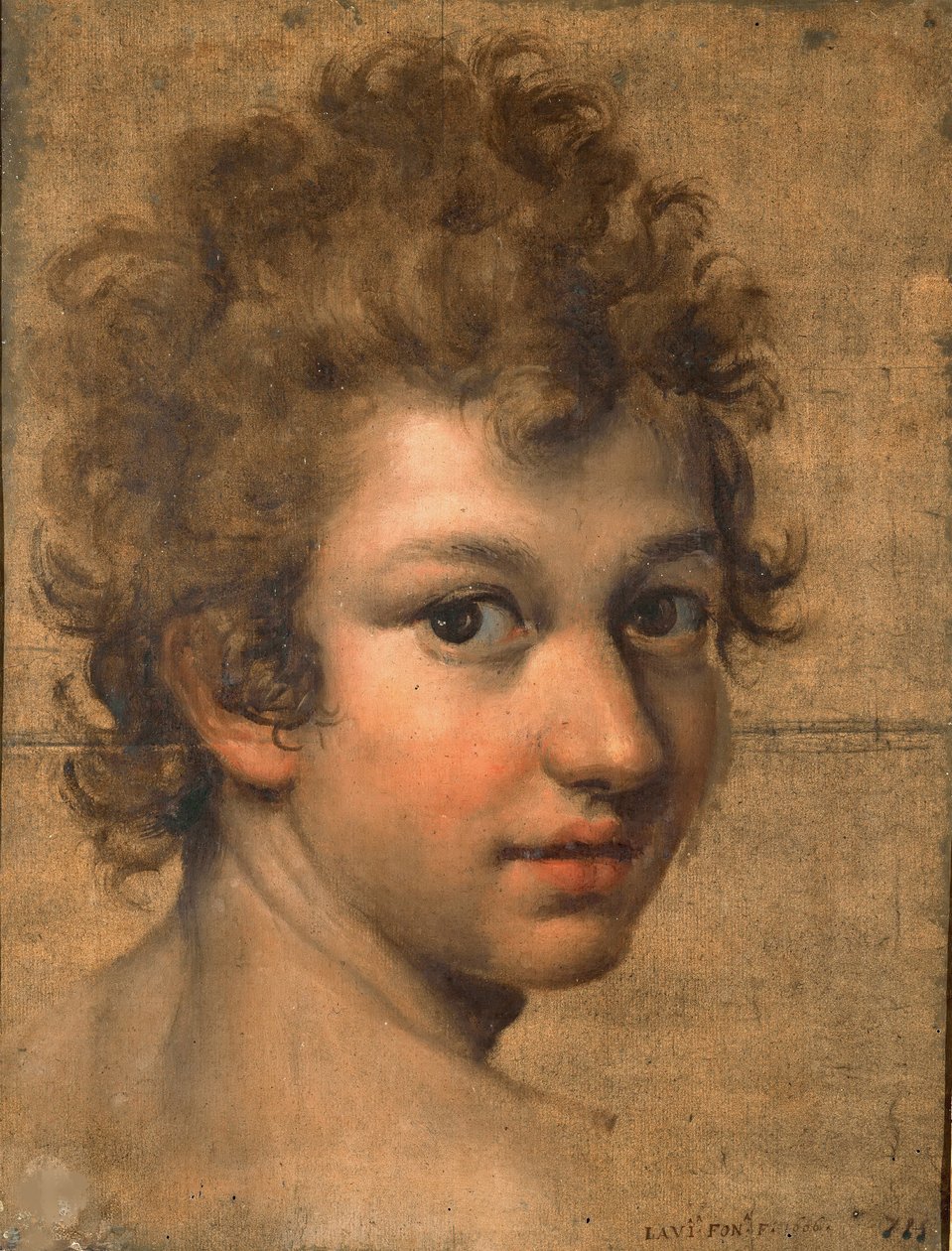 Portret chłopca. autorstwa Lavinia Fontana
