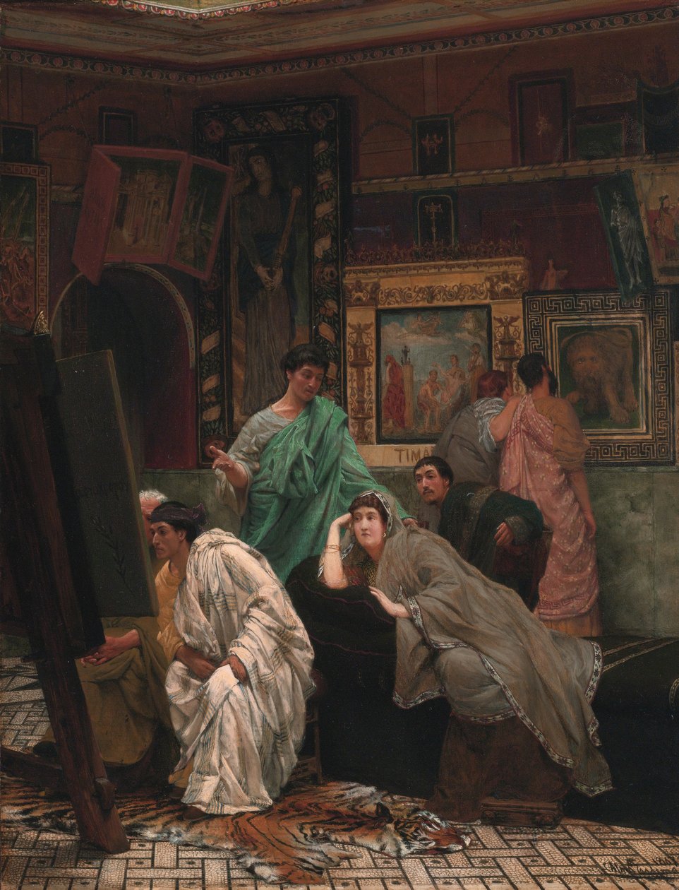 Zbiór obrazów z czasów Augusta autorstwa Lawrence Alma Tadema