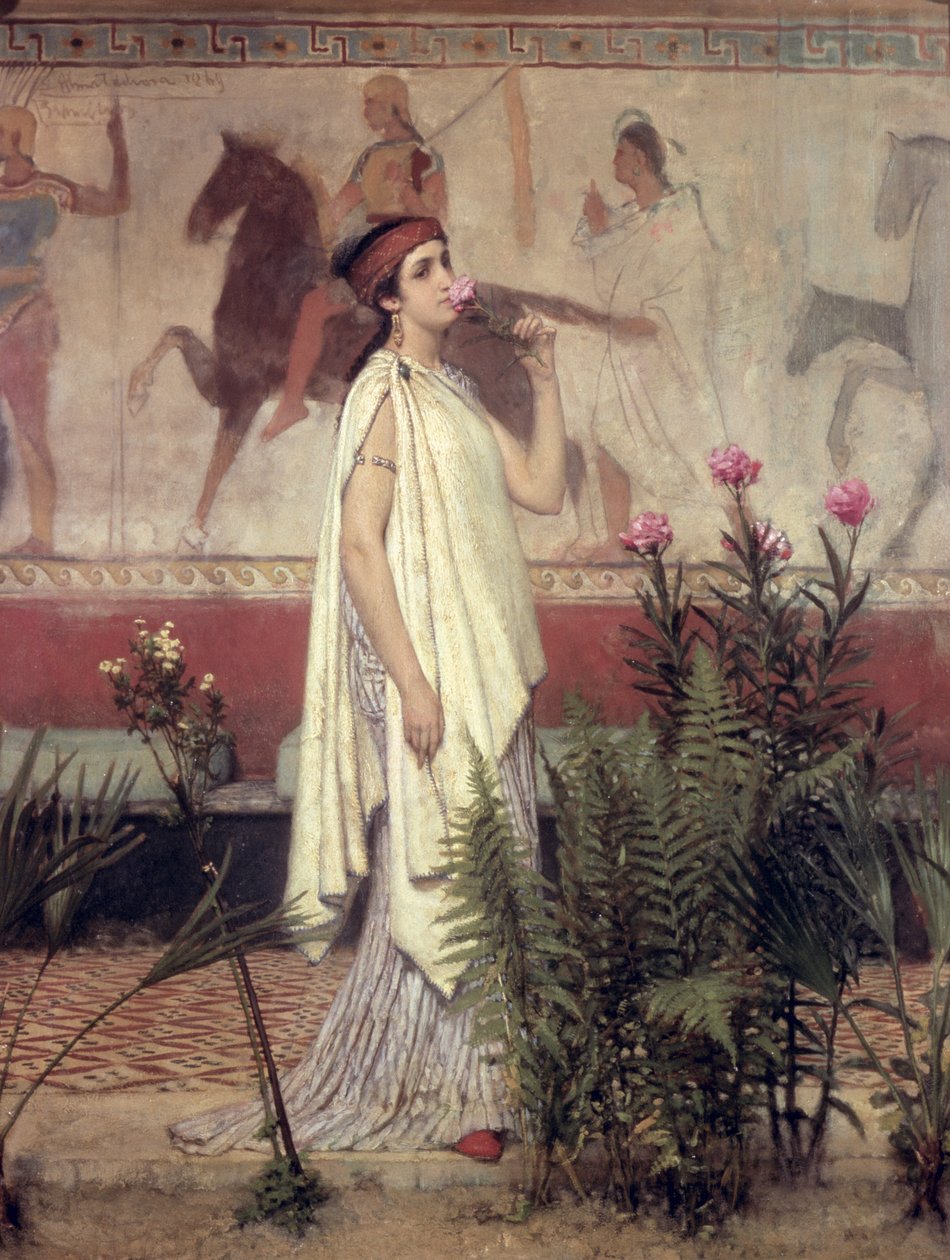 Greczynka, 1869 autorstwa Lawrence Alma Tadema