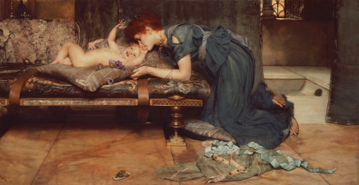 Ziemski raj, 1891 autorstwa Lawrence Alma Tadema