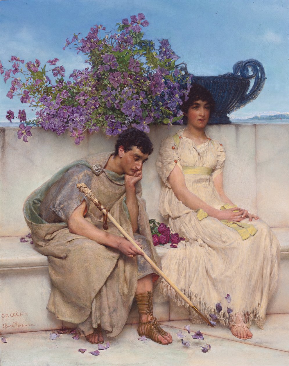 Wymowna cisza autorstwa Lawrence Alma Tadema