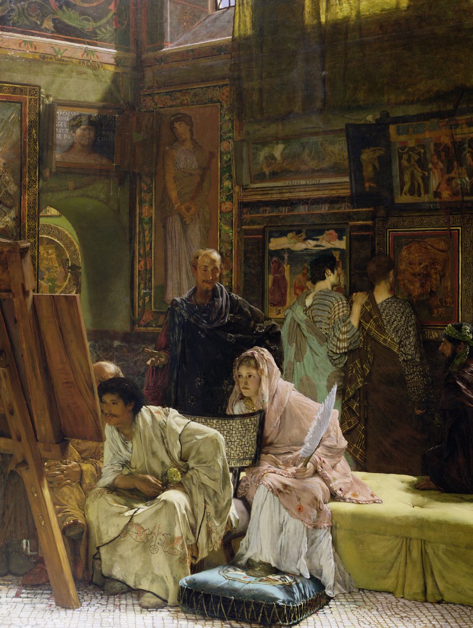 Galeria Obrazów, 1874 autorstwa Lawrence Alma Tadema