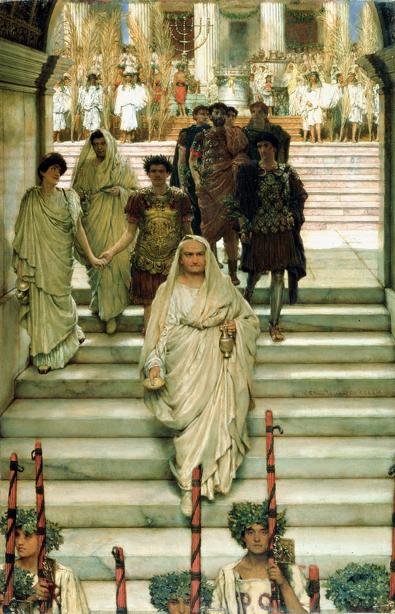 Triumf Tytusa: Flawianie, 1885 autorstwa Lawrence Alma Tadema