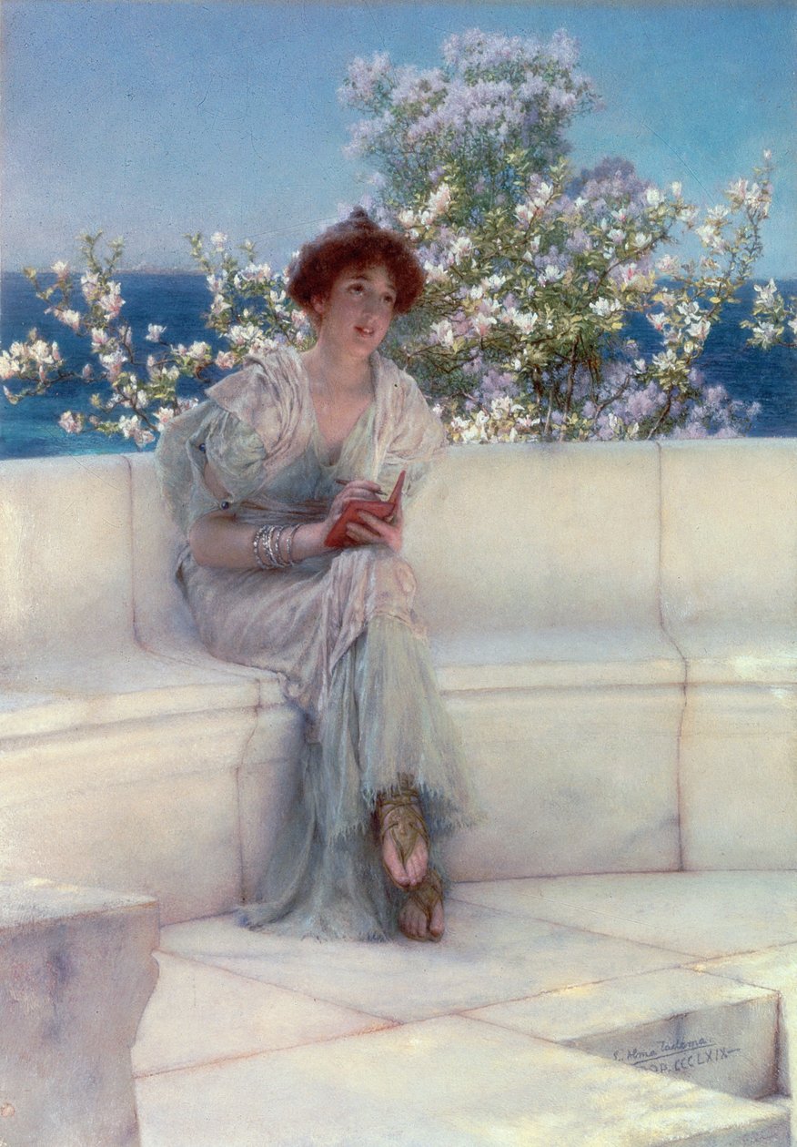 Rok na wiosnę, wszystko w porządku ze światem, 1902 autorstwa Lawrence Alma Tadema