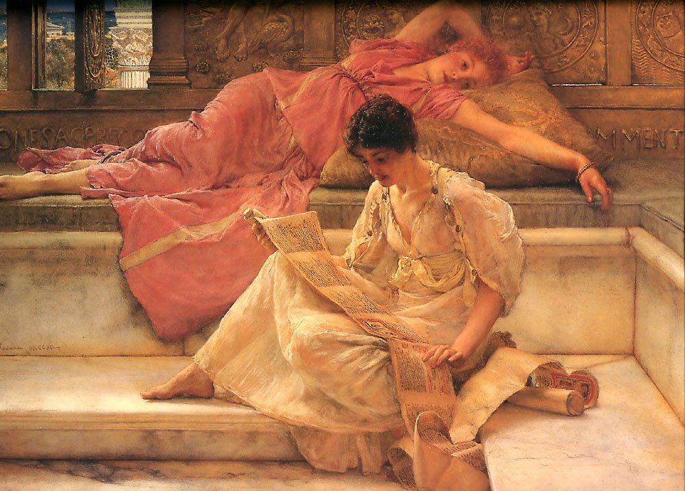 Ulubieni poeci autorstwa Lawrence Alma-Tadema